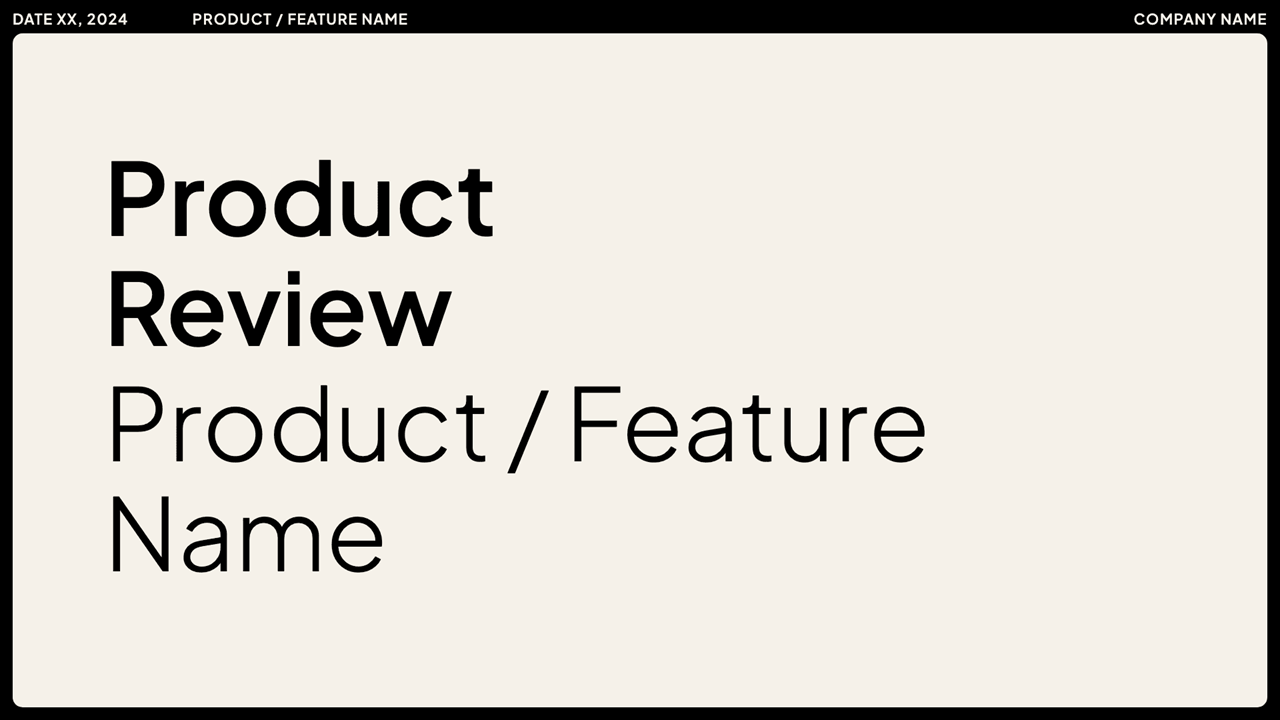 Strict Review style preview